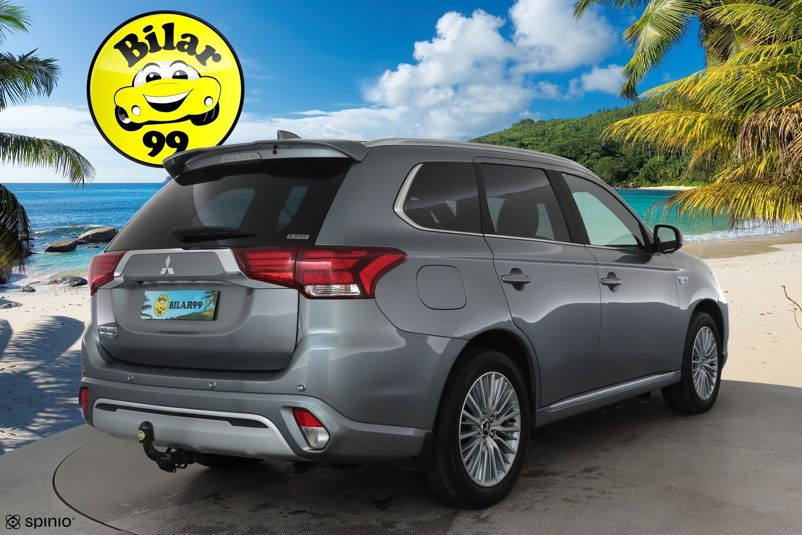 MITSUBISHI OUTLANDER PHEV 2020 Business Black 4WD *Koukku / ACC / LED / 360° / Power / Timanttinahat / Kaistavahti / Katveavustin / Keyless* - 2x Latauskaapelit / Kahdet Renkaat / Merkkihuollettu!