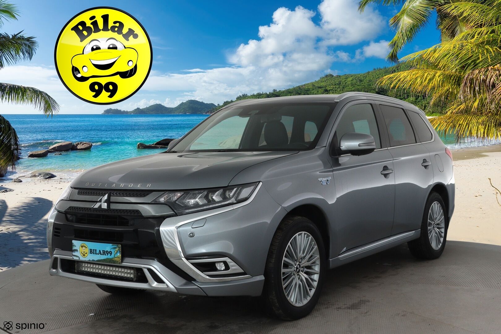 MITSUBISHI OUTLANDER PHEV 2020 Business Black 4WD *Koukku / ACC / LED / 360° / Power / Timanttinahat / Kaistavahti / Katveavustin / Keyless* - 2x Latauskaapelit / Kahdet Renkaat / Merkkihuollettu!
