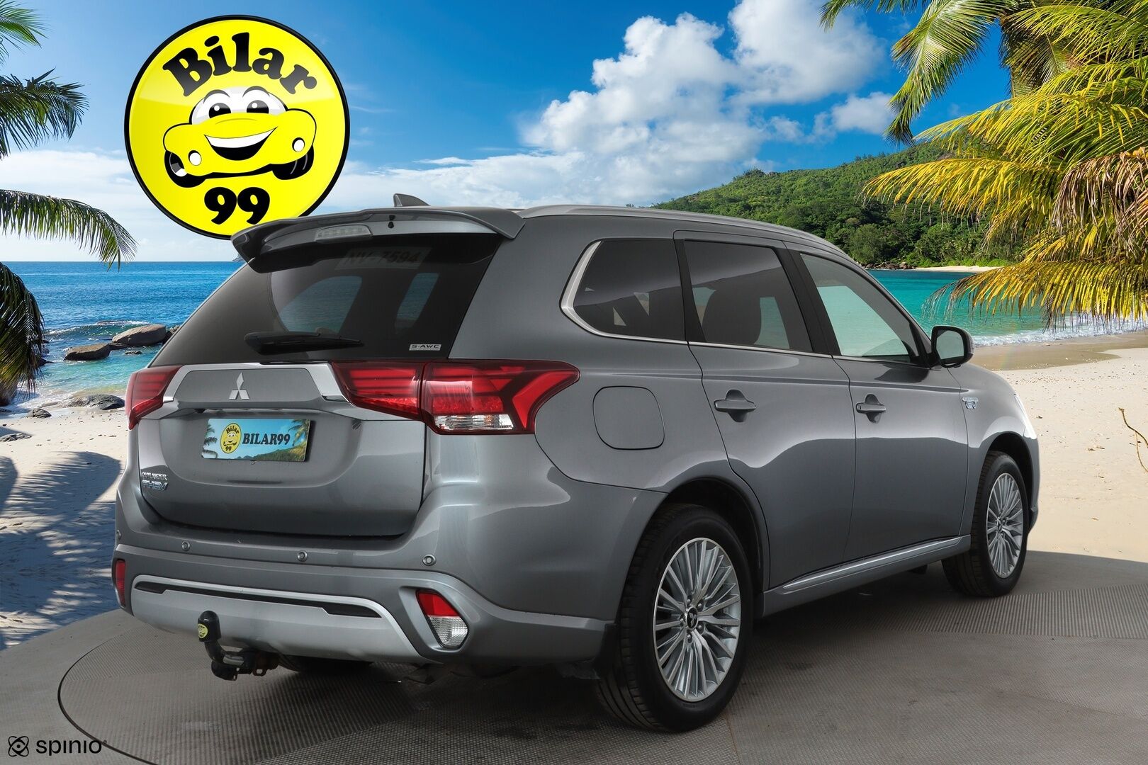 MITSUBISHI OUTLANDER PHEV 2020 Business X 4WD 5P *ACC / P.kamera / Timanttinahat / Koukku / LED / KeylessGo* - Kahdet renkaat aluvanteilla / Merkkihuollettu
