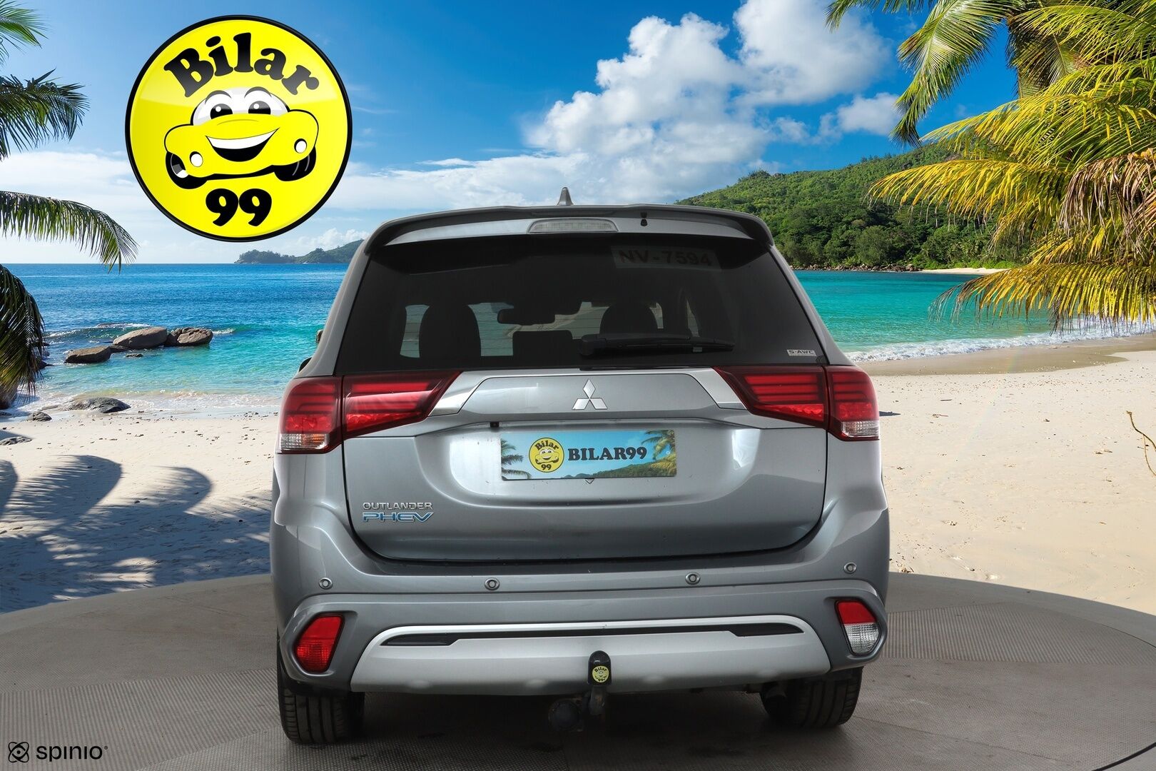 MITSUBISHI OUTLANDER PHEV 2020 Business X 4WD 5P *ACC / P.kamera / Timanttinahat / Koukku / LED / KeylessGo* - Kahdet renkaat aluvanteilla / Merkkihuollettu
