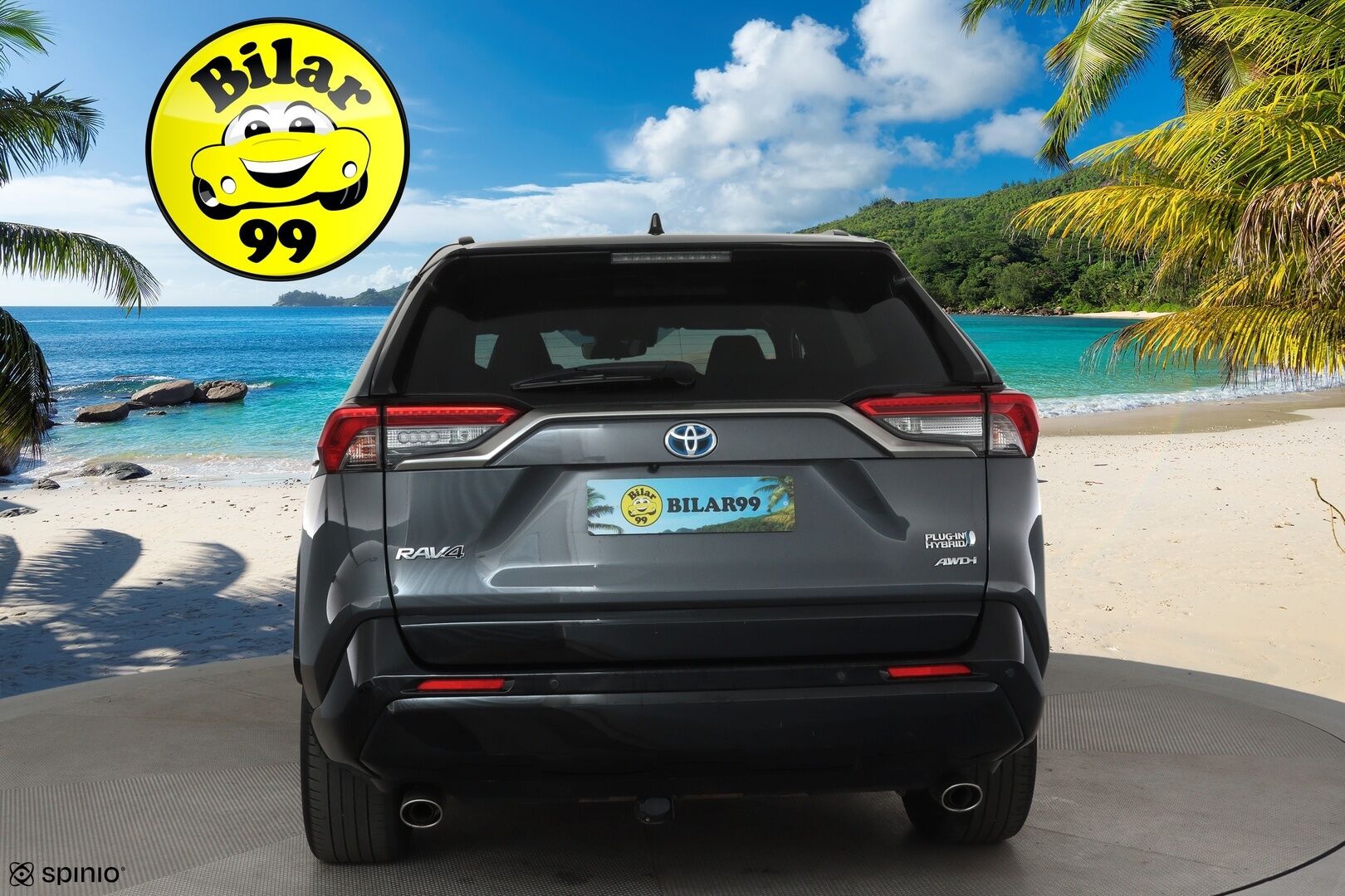 TOYOTA RAV4 PLUG-IN 2020 2,5 Hybrid Premium *ACC / 360° / Muistipenkki / Ilmastoidut nahat / Koukku / LED / KeylessGo / HUD* - Kahdet renkaat aluvanteilla