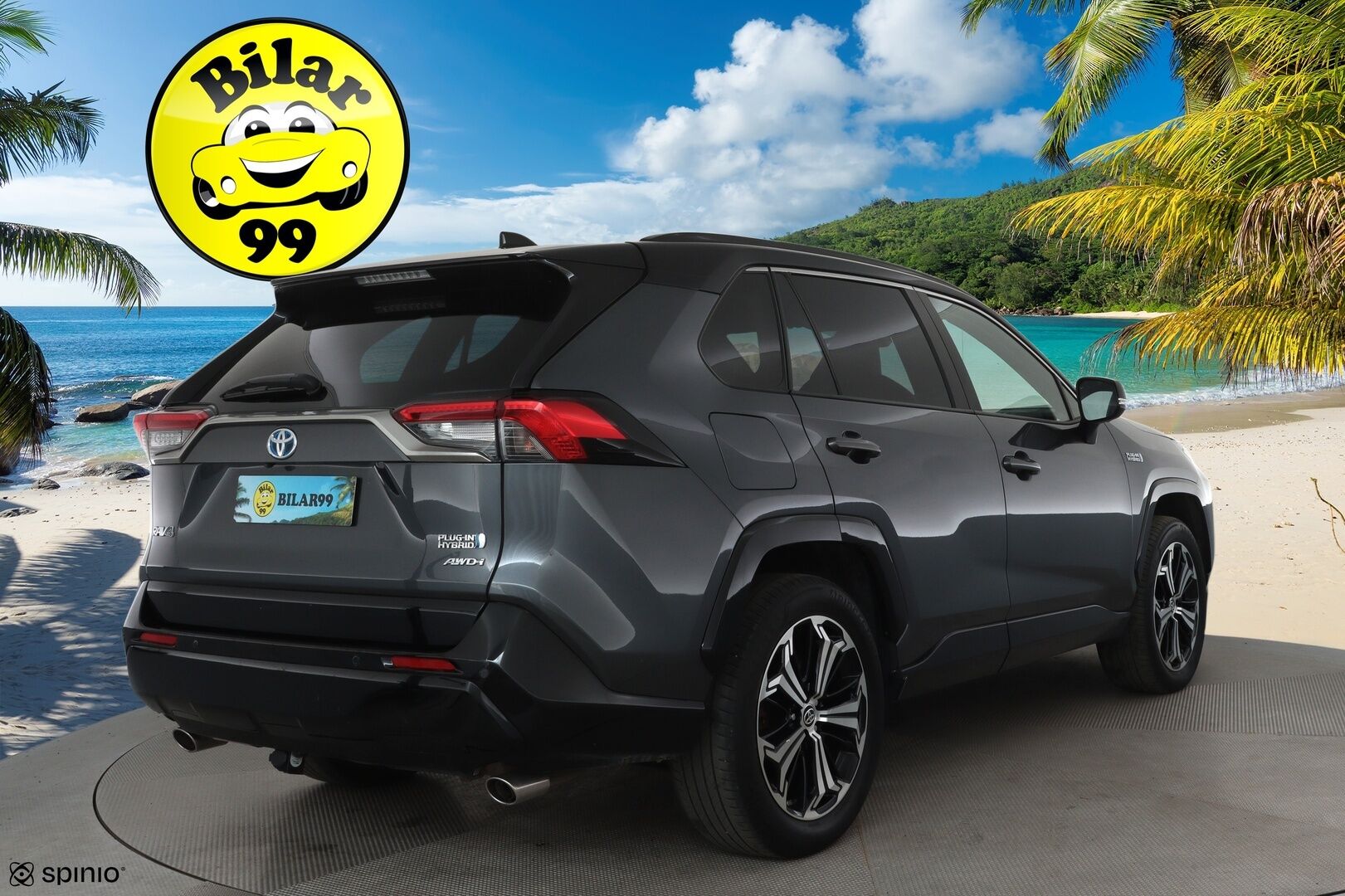 TOYOTA RAV4 PLUG-IN 2020 2,5 Hybrid Premium *ACC / 360° / Muistipenkki / Ilmastoidut nahat / Koukku / LED / KeylessGo / HUD* - Kahdet renkaat aluvanteilla