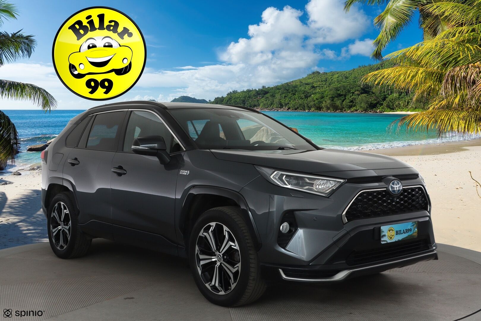 TOYOTA RAV4 PLUG-IN 2020 2,5 Hybrid Premium *ACC / 360° / Muistipenkki / Ilmastoidut nahat / Koukku / LED / KeylessGo / HUD* - Kahdet renkaat aluvanteilla