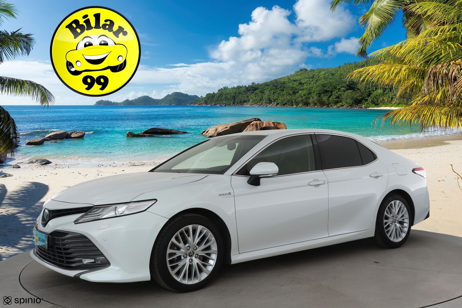 TOYOTA CAMRY 2019 2,5 Hybrid Style *Adapt.vakkari / Nahkasisusta / Kaistavahti / P-Kamera / Navi / Keyless / Sähköpenkit* - Kahdet renkaat aluvanteilla / Näyttävät ja siisti yksilö / 1-omisteinen