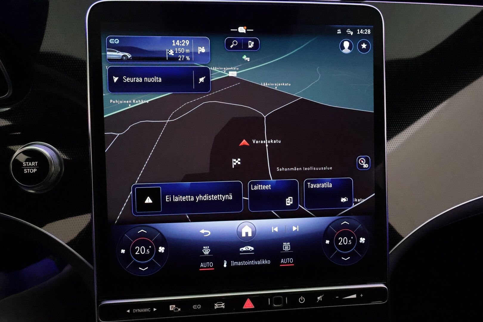 MERCEDES-BENZ EQE 2023 300 89kWh Avantgarde *Burmester / Distronic / Digital Lights / 360° / Muistinahat / Navi / Kaistavahti / Keyless* - Kahdet Renkaat