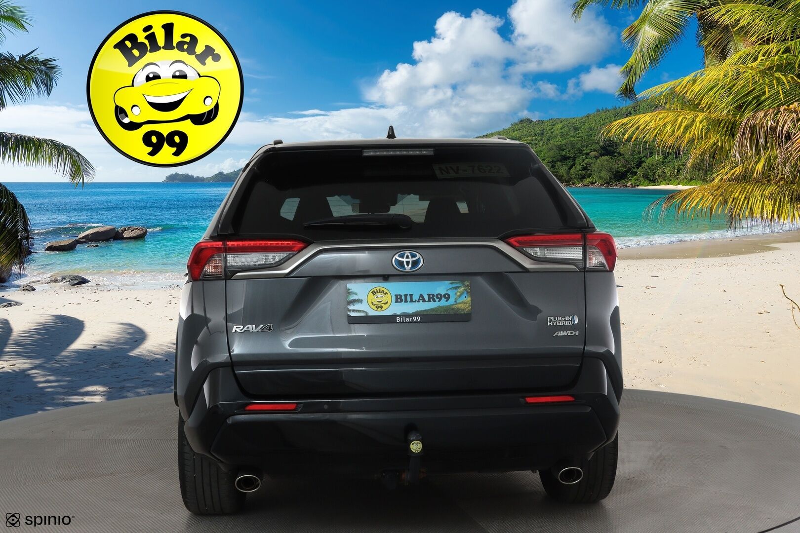 TOYOTA RAV4 PLUG-IN 2021 2,5 Hybrid Premium *ACC / JBL / HUD / Muistipenkki / Ilmastoidut nahat / Koukku / LED / 360° / KeylessGo* - Kahdet renkaat aluvanteilla