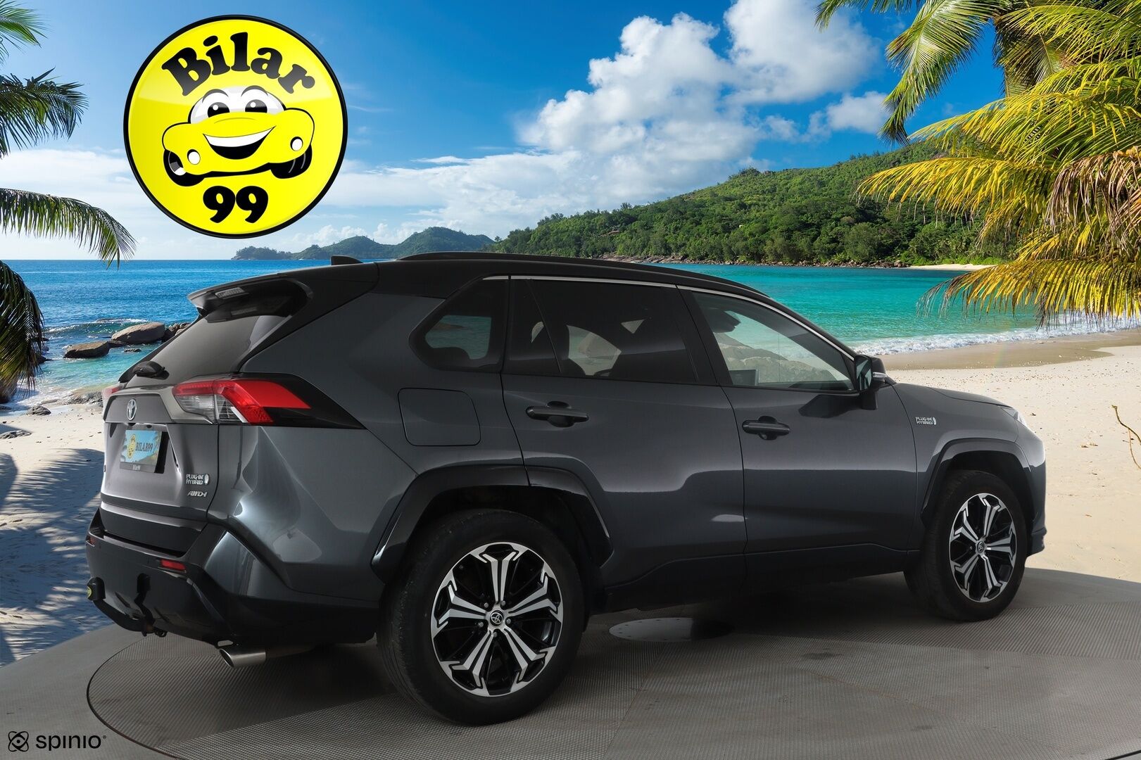 TOYOTA RAV4 PLUG-IN 2021 2,5 Hybrid Premium *ACC / JBL / HUD / Muistipenkki / Ilmastoidut nahat / Koukku / LED / 360° / KeylessGo* - Kahdet renkaat aluvanteilla