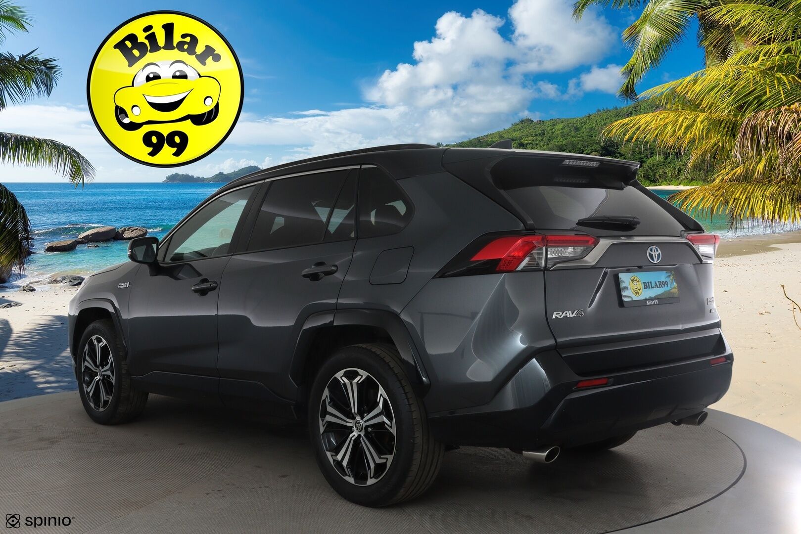 TOYOTA RAV4 PLUG-IN 2020 2,5 Hybrid Premium *ACC / HUD / Panorama / 360° / Ilmastoidut nahat / Muistipenkki / JBL / LED / Navi / KeylessGo* - Kahdet renkaat aluvanteilla / Merkkihuollettu