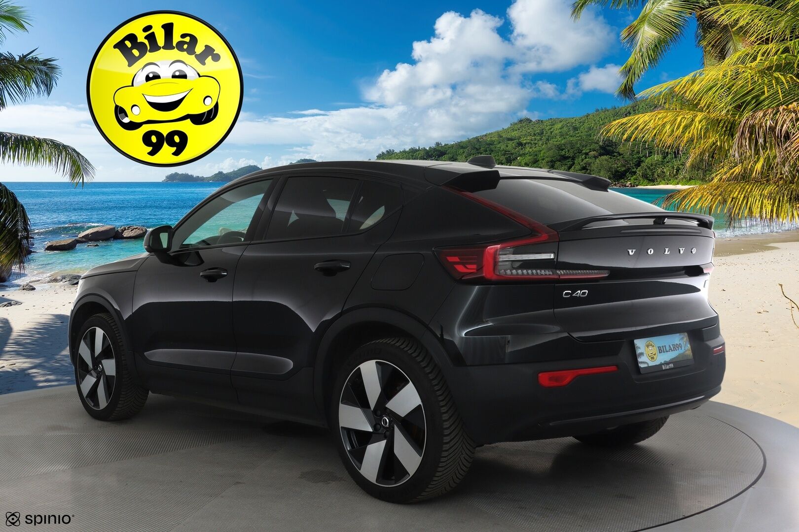 Volvo C40 2023 Recharge Twin Motor Ultimate *H&K / ILP / Koukku / Lasikatto / ACC / LED / 360° / Sportpenkki Muistilla / Google Maps* - *HUIPPU KAMOILLA*