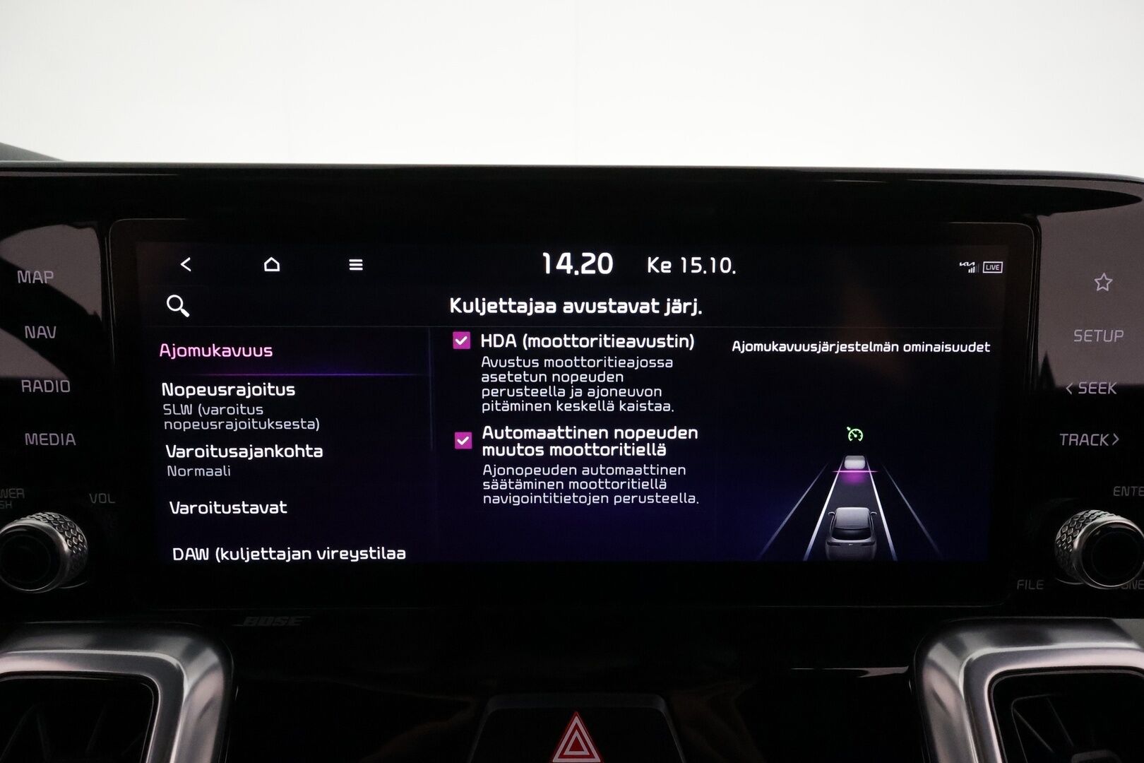 KIA SORENTO 2022 1,6 T-GDI Plug-in Hybrid AWD Business Luxury AT 7P * ACC / HUD / Ilmastoidut nahat / Muistipenkki / Bose / 360° * - Akku kuntotarkastettu / Koukku / Merkkihuollettu