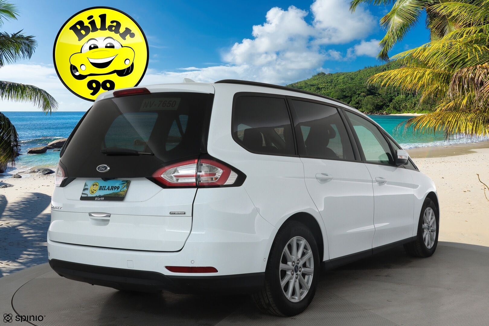 FORD GALAXY 2022 Duratec FHEV Edition 7-P * Adapt.Vakkari / Vetokoukku / Peruutuskamera / Navi / LED / Digimittaristo / BLIS - Kahdet renkaat aluvanteilla / ALV / Lämmitettävä tuulilasi - HULLU BLACKWEEK KORKOTARJOUS 2,49%