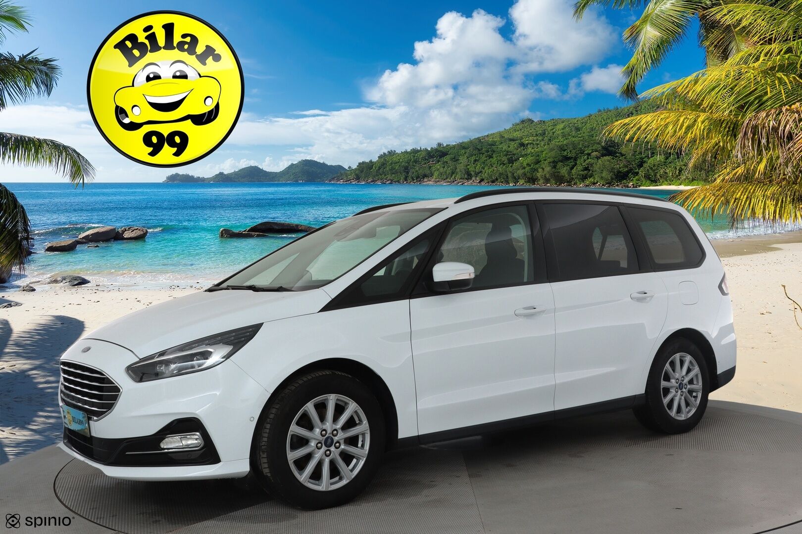 FORD GALAXY 2022 Duratec FHEV Edition 7-P * Adapt.Vakkari / Vetokoukku / Peruutuskamera / Navi / LED / Digimittaristo / BLIS - Kahdet renkaat aluvanteilla / ALV / Lämmitettävä tuulilasi - HULLU BLACKWEEK KORKOTARJOUS 2,49%