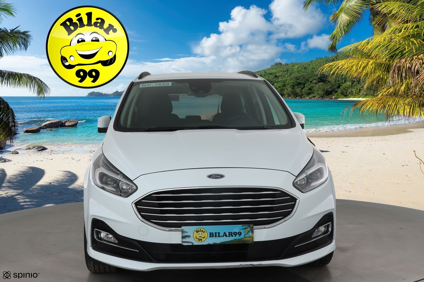 FORD GALAXY 2022 Duratec FHEV Edition 7-P * Adapt.Vakkari / Vetokoukku / Peruutuskamera / Navi / LED / Digimittaristo / BLIS - Kahdet renkaat aluvanteilla / ALV / Lämmitettävä tuulilasi - HULLU BLACKWEEK KORKOTARJOUS 2,49%