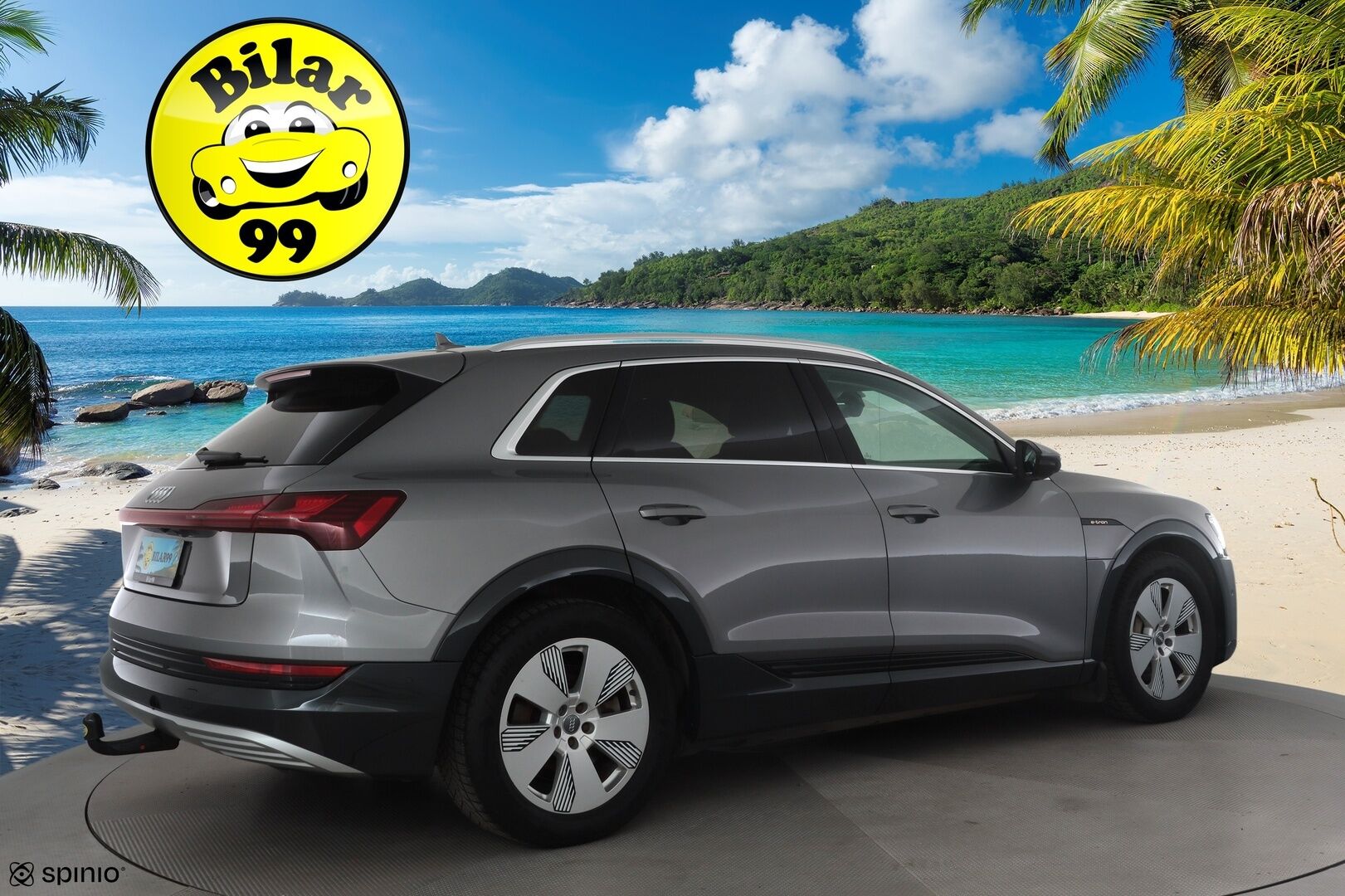 AUDI E-TRON 2020 50 Quattro * Koukku / ACC / Matrix-LED / P.Kamera / Sportpenkki Muistilla / Navi / Kaistavahti * - Akku kuntotarkastettu SoH 96,8% / 2x Latauskaapelit