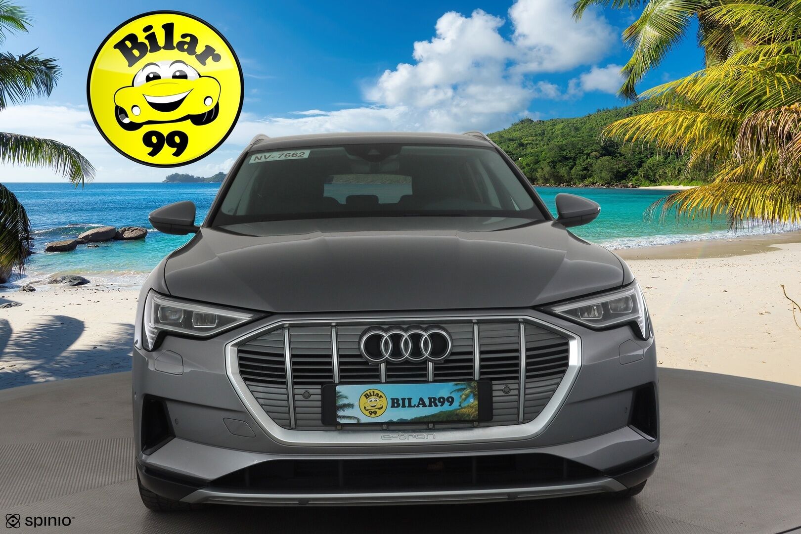 AUDI E-TRON 2020 50 Quattro * Koukku / ACC / Matrix-LED / P.Kamera / Sportpenkki Muistilla / Navi / Kaistavahti * - Akku kuntotarkastettu SoH 96,8% / 2x Latauskaapelit