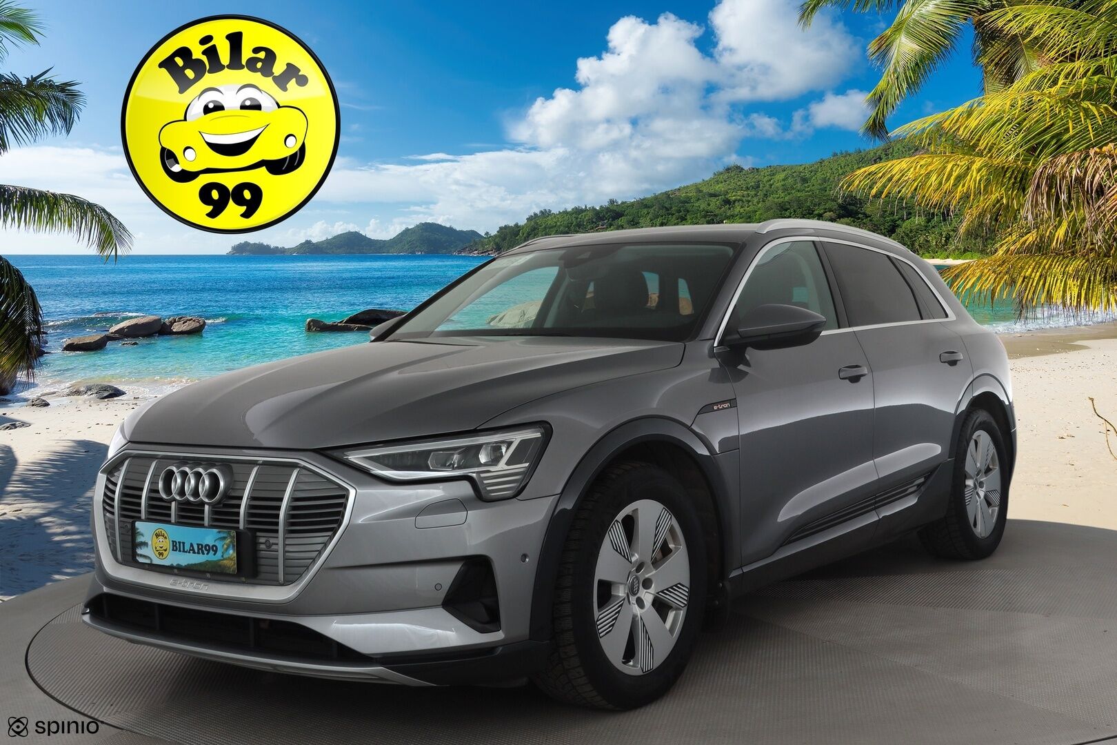 AUDI E-TRON 2020 50 Quattro * Koukku / ACC / Matrix-LED / P.Kamera / Sportpenkki Muistilla / Navi / Kaistavahti * - Akku kuntotarkastettu SoH 96,8% / 2x Latauskaapelit