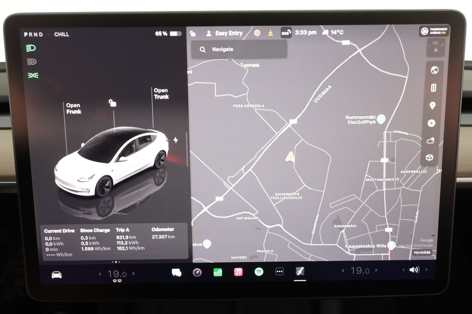 TESLA MODEL 3 2023 Long Range Dual Motor * ILP / ACC / Lasikatto / Matrix-LED / P.kamera / Muistipenkki / Premium Audio / Navi / Keyless * - Akku kuntotarkastettu!