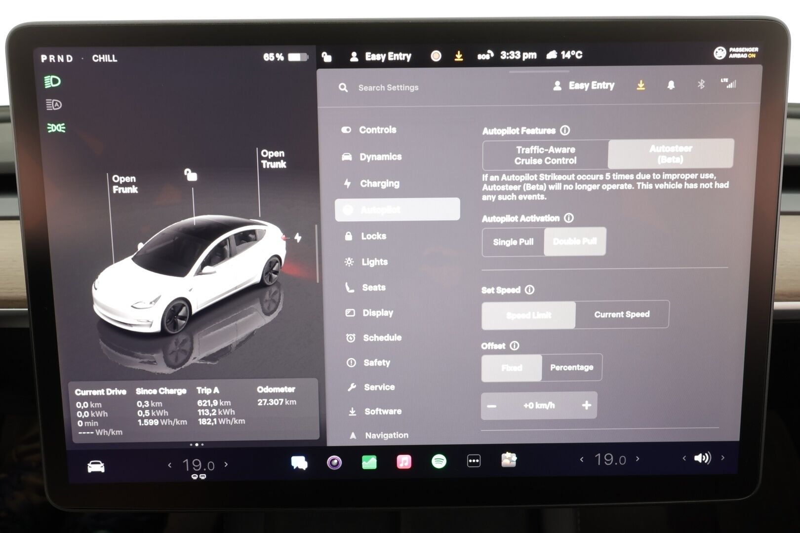 TESLA MODEL 3 2023 Long Range Dual Motor * ILP / ACC / Lasikatto / Matrix-LED / P.kamera / Muistipenkki / Premium Audio / Navi / Keyless * - Akku kuntotarkastettu!