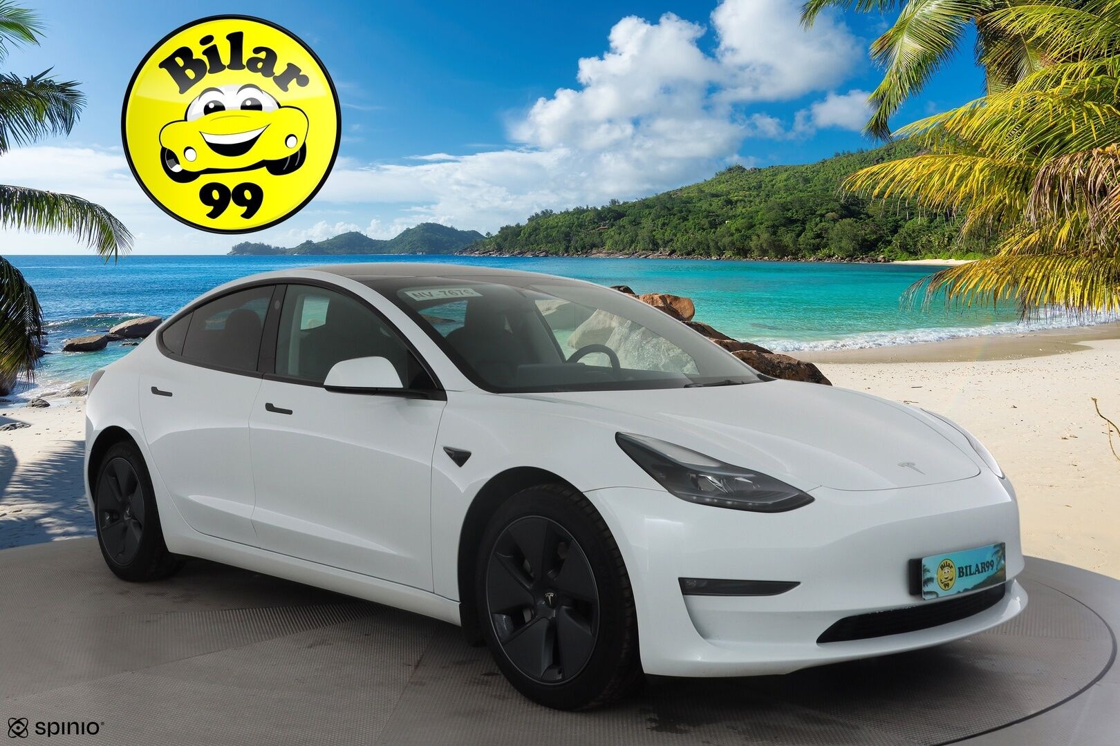 TESLA MODEL 3 2023 Long Range Dual Motor * ILP / ACC / Lasikatto / Matrix-LED / P.kamera / Muistipenkki / Premium Audio / Navi / Keyless * - Akku kuntotarkastettu!