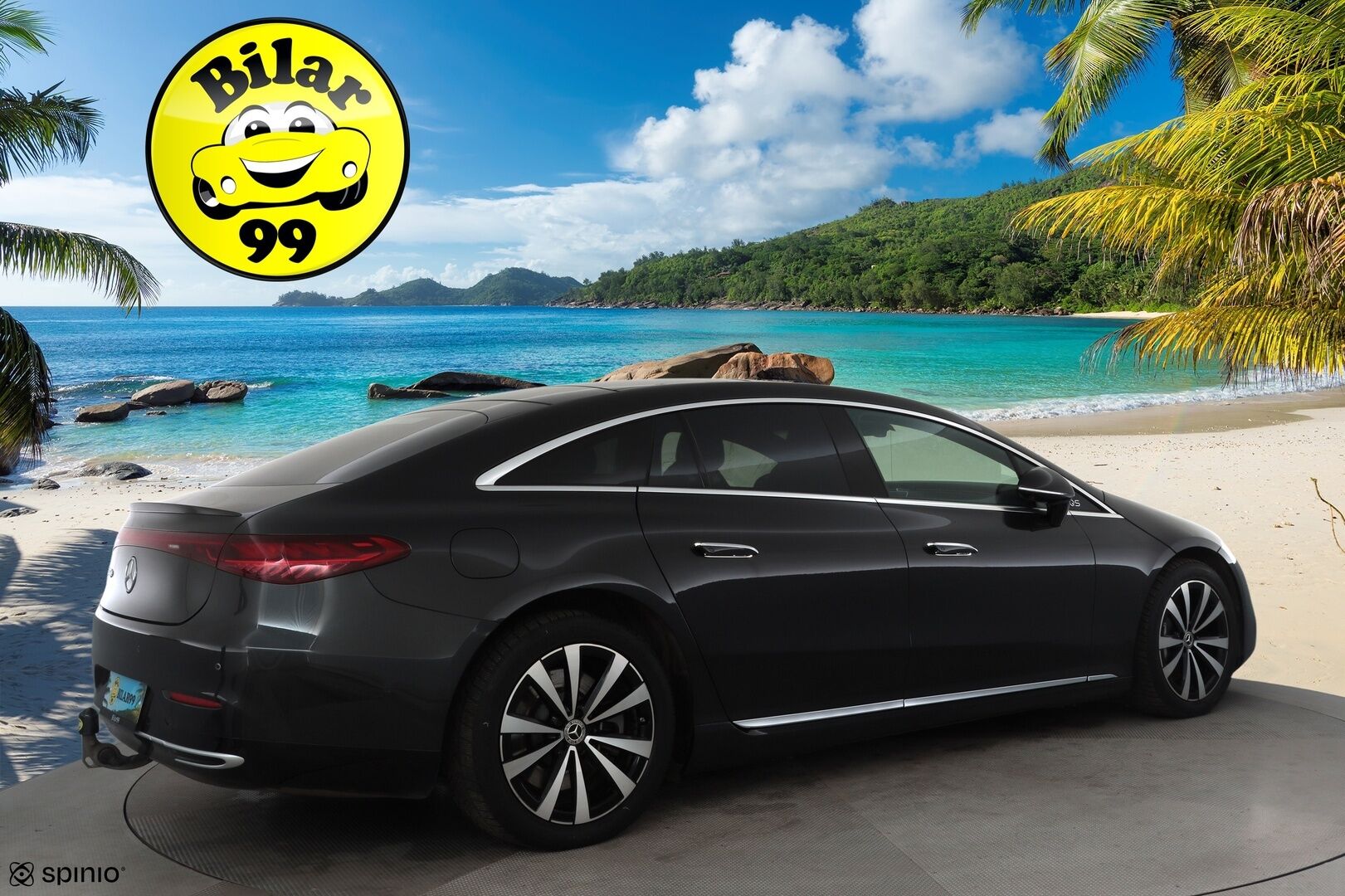 MERCEDES-BENZ EQS 2022 450+ * Distronic / Burmester / Koukku / Panorama / HUD / Nelipyöräohjaus / 360° / Muistipenkit / Digital-LED / Navi * - Kahdet renkaat - HULLU BLACKWEEK KORKOTARJOUS 2,49%