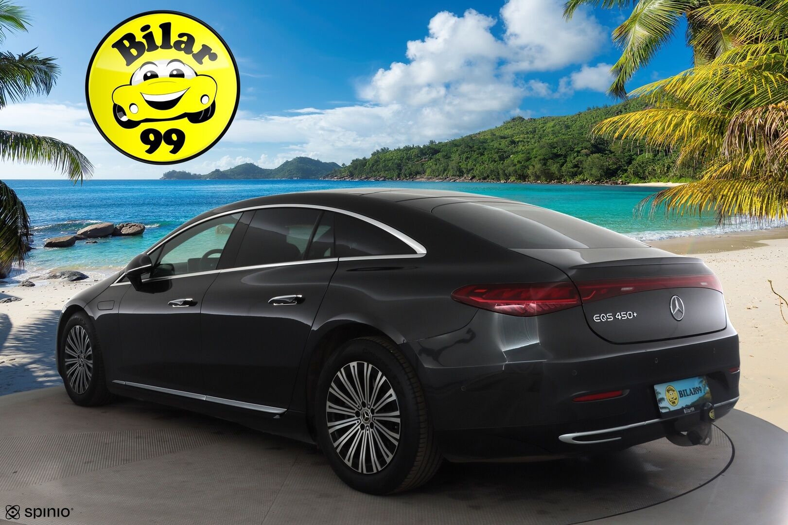 MERCEDES-BENZ EQS 2022 450+ * Distronic / Burmester / Koukku / Panorama / HUD / Nelipyöräohjaus / 360° / Muistipenkit / Digital-LED / Navi * - Kahdet renkaat - HULLU BLACKWEEK KORKOTARJOUS 2,49%