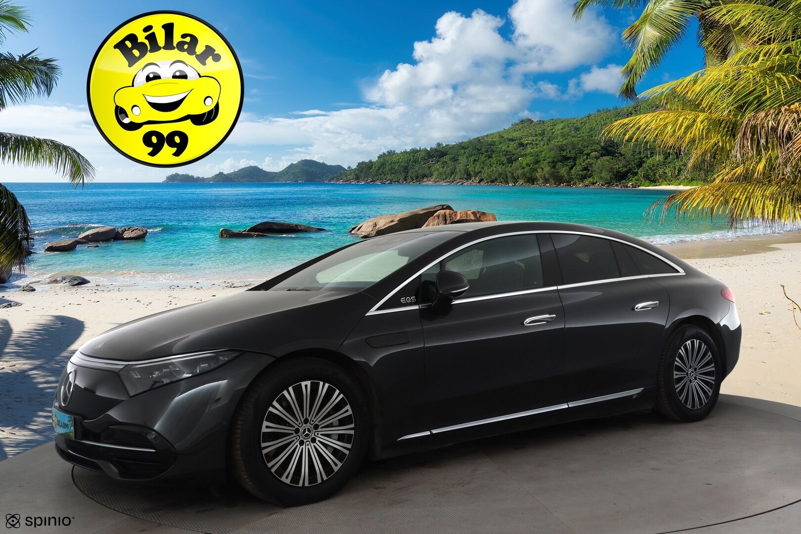 MERCEDES-BENZ EQS 2022 450+ * Distronic / Burmester / Koukku / Panorama / HUD / Nelipyöräohjaus / 360° / Muistipenkit / Digital-LED / Navi * - Kahdet renkaat - HULLU BLACKWEEK KORKOTARJOUS 2,49%