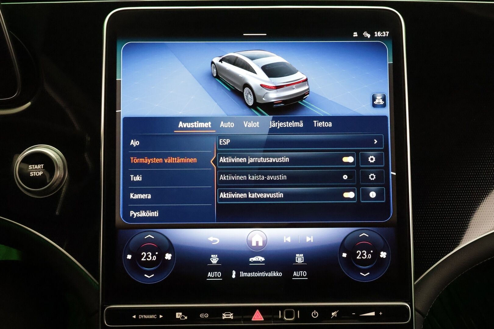 MERCEDES-BENZ EQS 2022 450+ * Distronic / Burmester / Koukku / Panorama / HUD / Nelipyöräohjaus / 360° / Muistipenkit / Digital-LED / Navi * - Kahdet renkaat - HULLU BLACKWEEK KORKOTARJOUS 2,49%