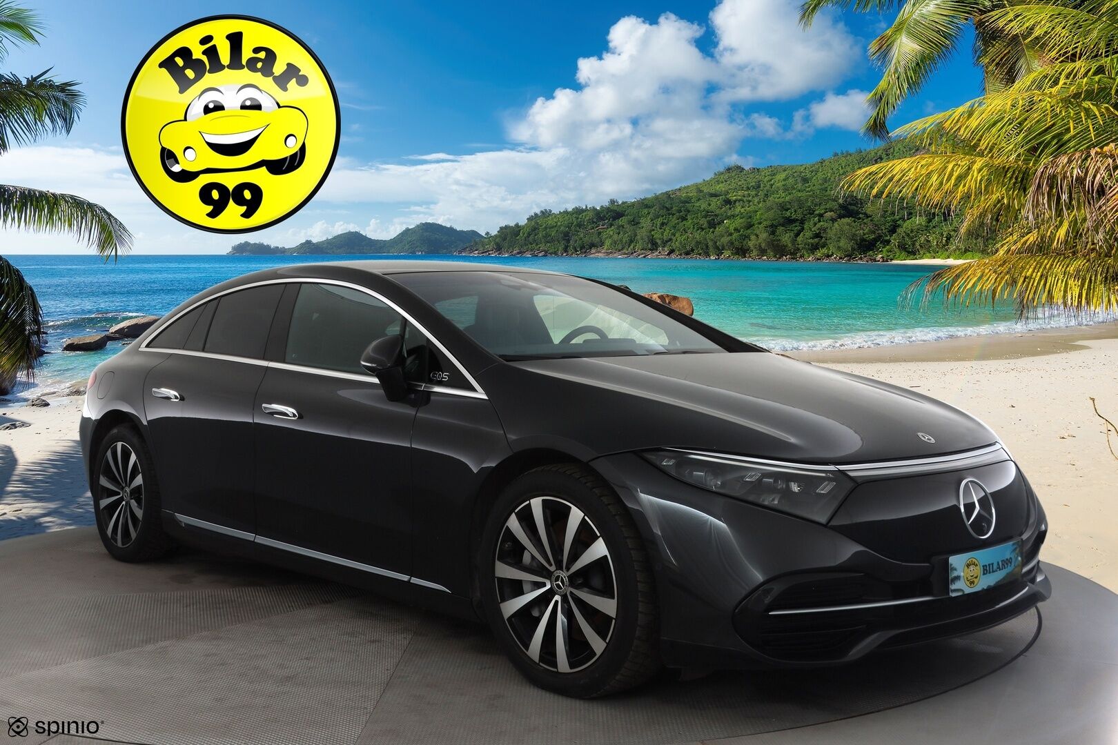 MERCEDES-BENZ EQS 2022 450+ * Distronic / Burmester / Koukku / Panorama / HUD / Nelipyöräohjaus / 360° / Muistipenkit / Digital-LED / Navi * - Kahdet renkaat - HULLU BLACKWEEK KORKOTARJOUS 2,49%