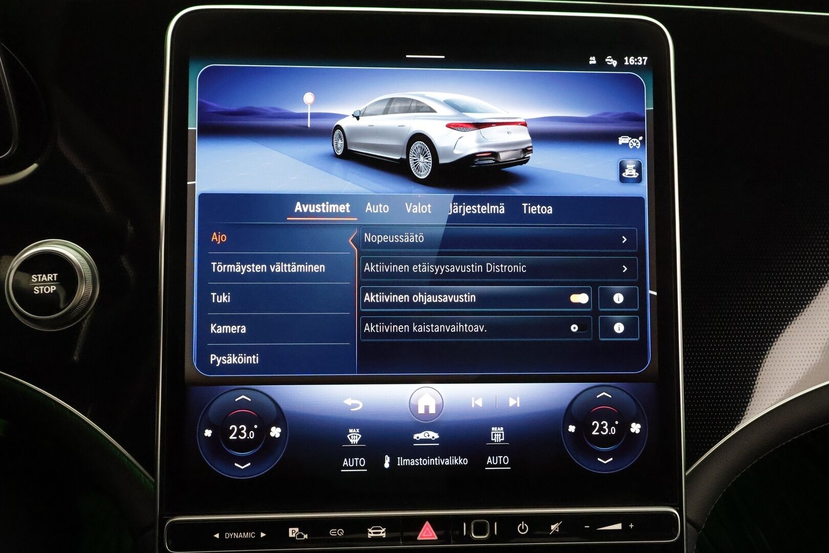 MERCEDES-BENZ EQS 2022 450+ * Distronic / Burmester / Koukku / Panorama / HUD / Nelipyöräohjaus / 360° / Muistipenkit / Digital-LED / Navi * - Kahdet renkaat - HULLU BLACKWEEK KORKOTARJOUS 2,49%