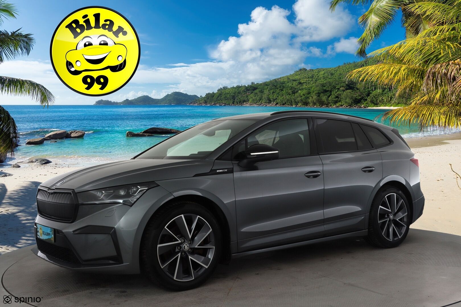 SKODA ENYAQ 2022 IV 80 X Sportline * ACC / HUD / 360° / Muistipenkit / ILP / Matrix LED / Koukku / Sporttipenkit * - Hierova kuljettajan istuin / Kahdet renkaat aluvanteilla / Merkkihuollettu / Huippuvarusteet!