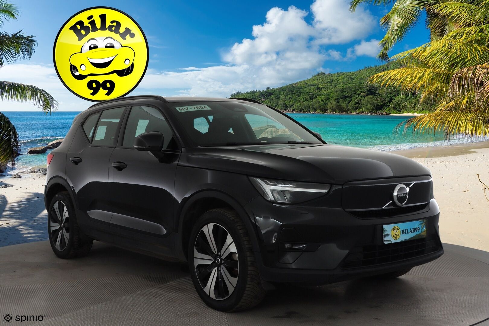 Volvo XC40 2023 Recharge Twin Business Plus aut * Koukku / ILP / ACC / LED / P.Kamera / Sportpenkki Muistilla /  Navi / Keyless * - 2x Latauskaapelit / Merkkihuollettu!
