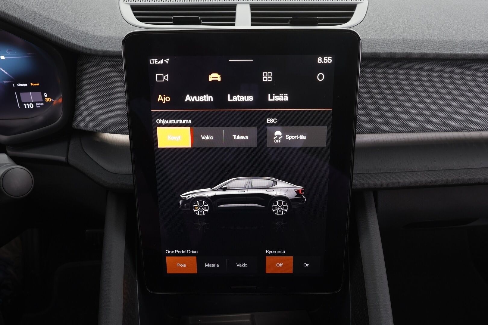 POLESTAR 2 2023 Single Motor 68 kWh Pilot Lite,Plus * Koukku / ACC / 360° / ILP / H&K / Muistipenkki / Lasikatto / LED / Navi / * - Merkkihuollettu / Akku kuntotarkastettu