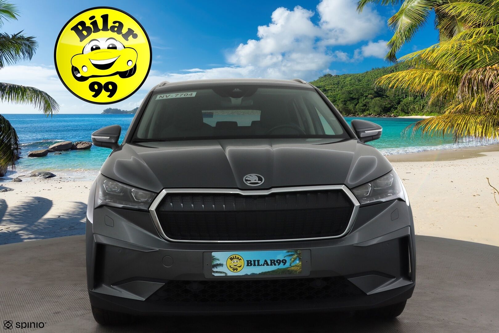 SKODA ENYAQ 2022 80x 4x4 iV * ILP / Koukku /  ACC / Matrix-LED / P.kamera / Navi / Kaistavahti / Digimittaristo / Ambient-valot * - Merkkihuollot - HULLU BLACKWEEK KORKOTARJOUS 2,49%