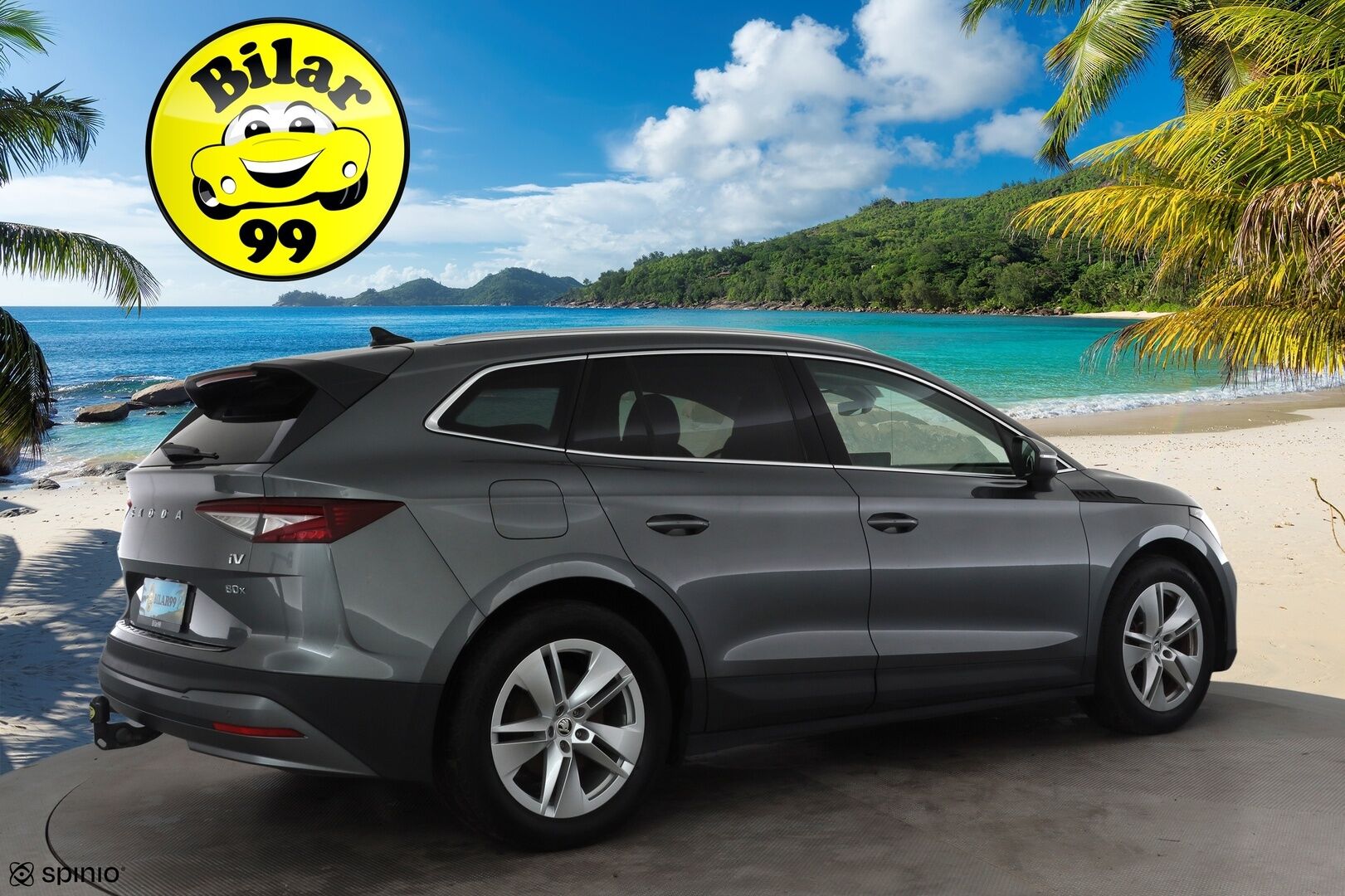 SKODA ENYAQ 2022 80x 4x4 iV * ILP / Koukku /  ACC / Matrix-LED / P.kamera / Navi / Kaistavahti / Digimittaristo / Ambient-valot * - Merkkihuollot - HULLU BLACKWEEK KORKOTARJOUS 2,49%