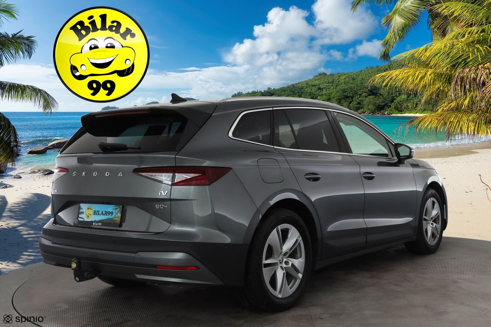 SKODA ENYAQ 2022 80x 4x4 iV * ILP / Koukku /  ACC / Matrix-LED / P.kamera / Navi / Kaistavahti / Digimittaristo / Ambient-valot * - Merkkihuollot