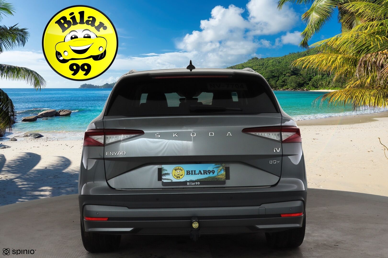 SKODA ENYAQ 2022 80x 4x4 iV * ILP / ACC / Matrix-LED / P.kamera / Navi / Kaistavahti / Digimittaristo / Ambient-valot * - Akku kuntotarkastettu / Merkkihuollettu! / Vetokoukullinen!