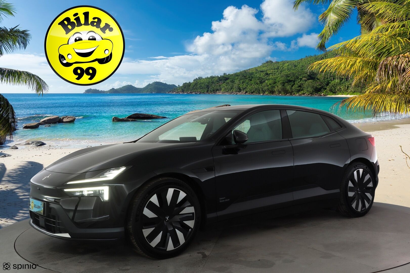 POLESTAR 4 2025 Long Range Single Motor Pro * Pilot&Plus / ILP / ACC / Pixel-LED / H&K / 360° / Sportpenkki Muistilla / Lasikatto * - HULLU BLACKWEEK KORKOTARJOUS 2,49%