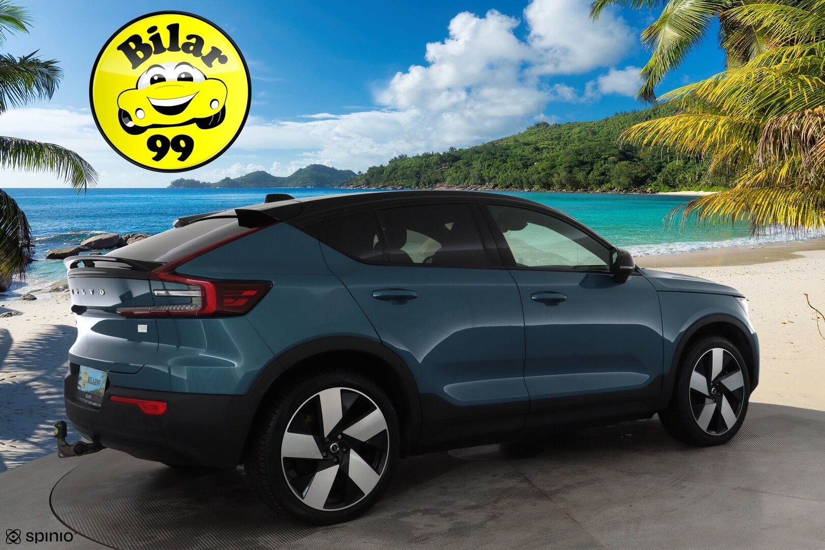 Volvo C40 2022 Recharge Twin Motor  Ultimate Dark * ACC / 360° / ILP / Muistipenkki / Pixel LED / Facelift / Navi / Koukku / Lasikatto / H&K * - Akku kuntotarkastettu / Kahdet renkaat aluvanteilla / Merkkihuollettu - HULLU BLACKWEEK KORKOTARJOUS 2,49%