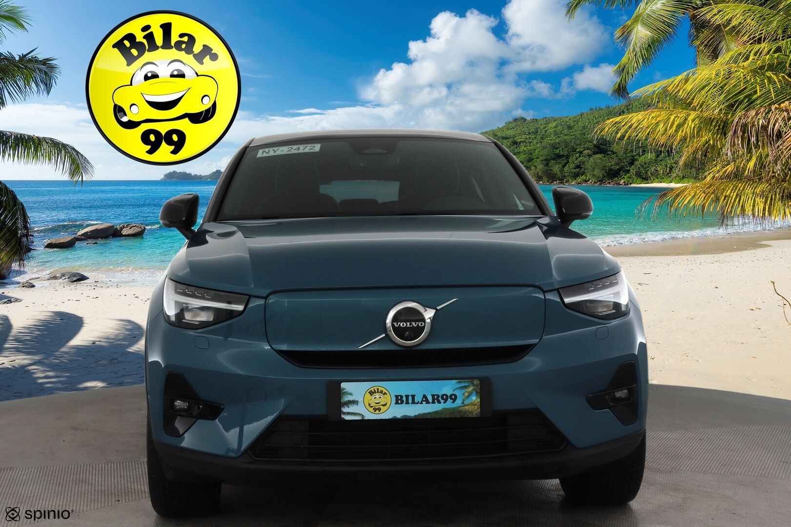 Volvo C40 2022 Recharge Twin Motor  Ultimate Dark * ACC / 360° / ILP / Muistipenkki / Pixel LED / Facelift / Navi / Koukku / Lasikatto / H&K * - Akku kuntotarkastettu / Kahdet renkaat aluvanteilla / Merkkihuollettu - HULLU BLACKWEEK KORKOTARJOUS 2,49%