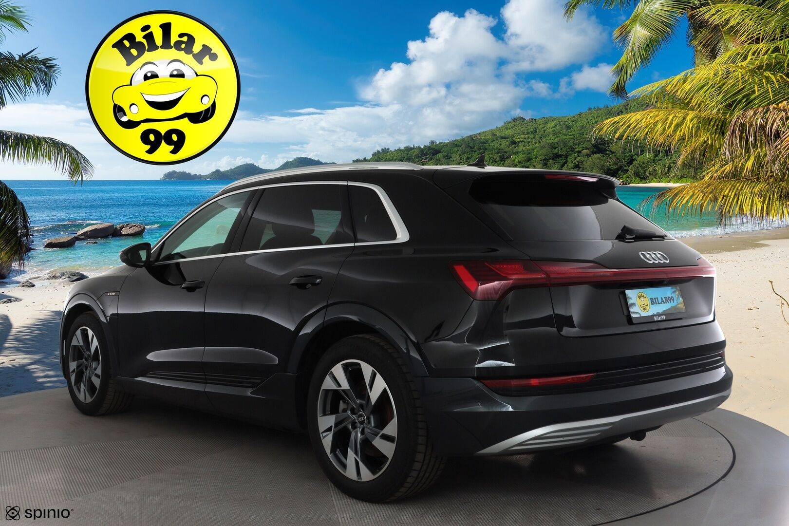 AUDI E-TRON 2022 Advanced 55 quattro * ACC / LED / P.Kamera / Koukku / Muistipenkki / Navi / Kaistavahti / Digimittaristo * - Akku kuntotarkastettu SoH 94,6% / 2x Latauskaapelit / Kahdet renkaat - Osta nyt, maksa vasta ensi vuonna