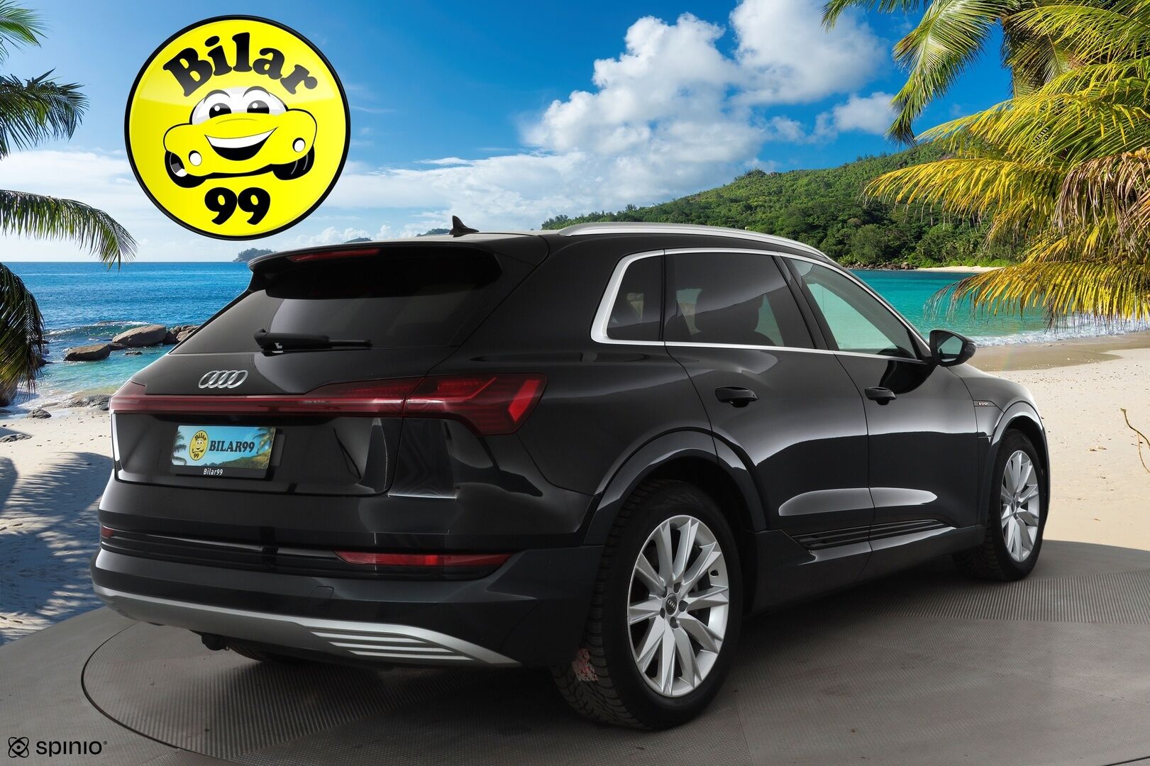 AUDI E-TRON 2022 Advanced 55 quattro * ACC / LED / P.Kamera / Koukku / Muistipenkki / Navi / Kaistavahti / Digimittaristo * - Akku kuntotarkastettu SoH 94,6% / 2x Latauskaapelit / Kahdet renkaat - Osta nyt, maksa vasta ensi vuonna