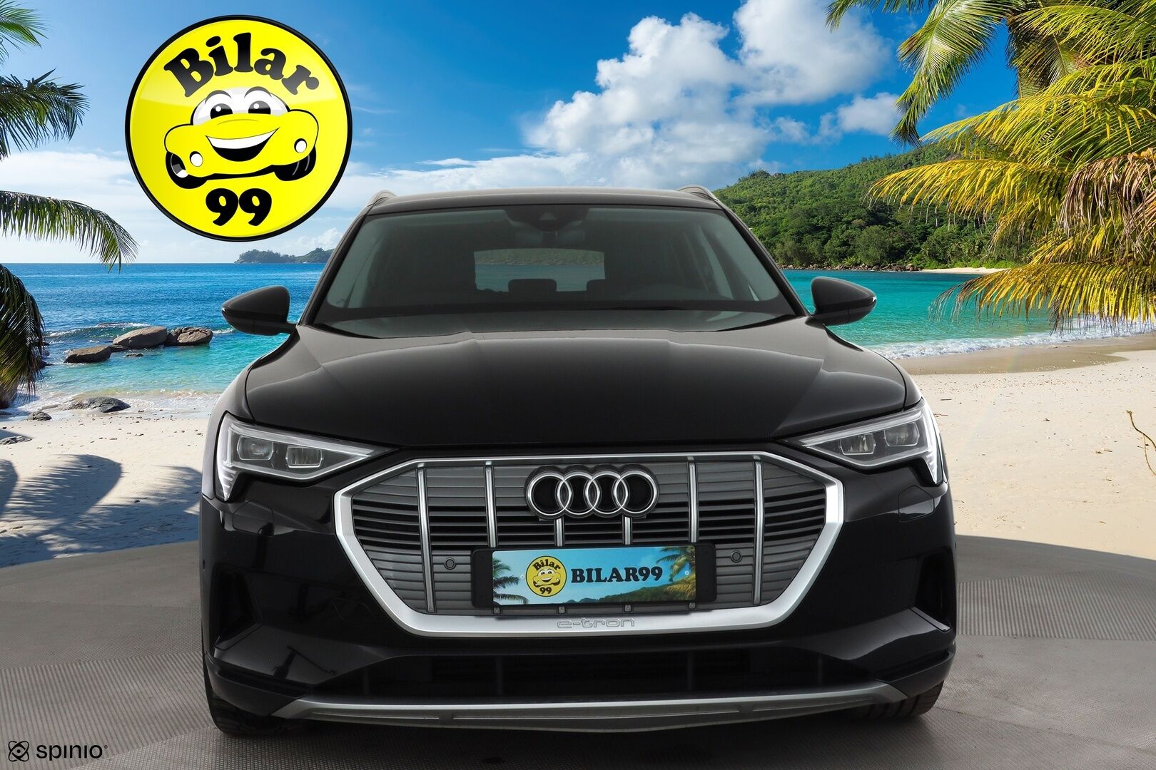 AUDI E-TRON 2022 Advanced 55 quattro * ACC / LED / P.Kamera / Koukku / Muistipenkki / Navi / Kaistavahti / Digimittaristo * - Akku kuntotarkastettu SoH 94,6% / 2x Latauskaapelit / Kahdet renkaat - Osta nyt, maksa vasta ensi vuonna