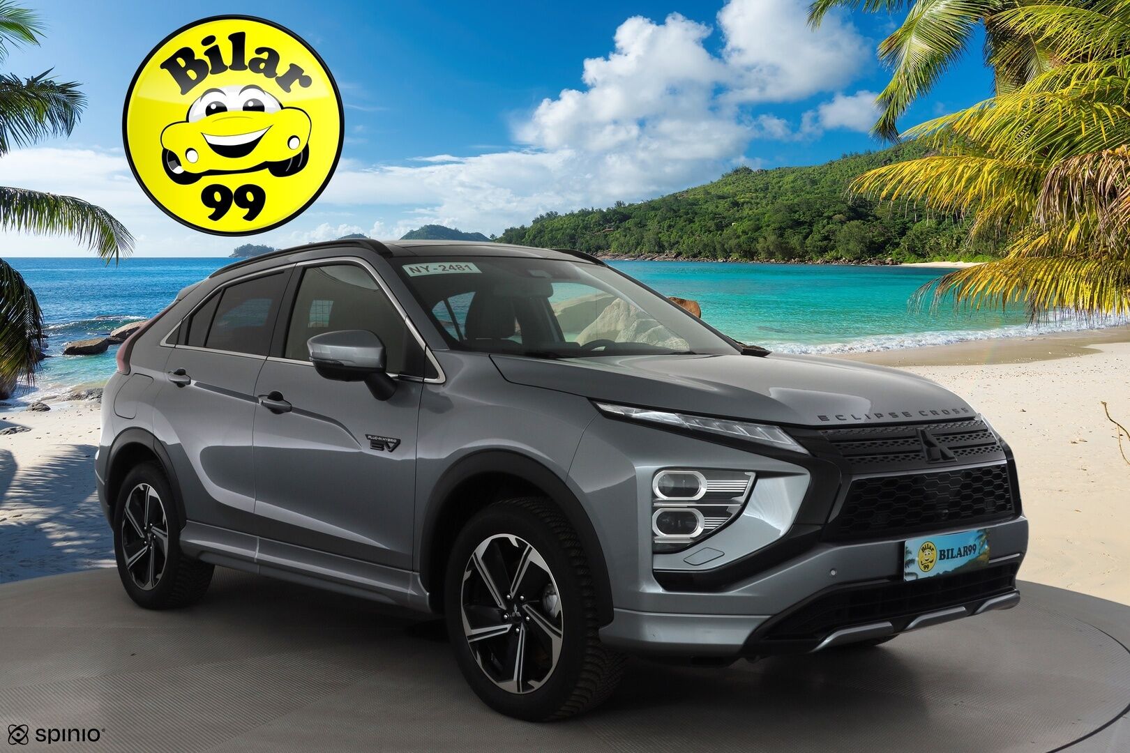 MITSUBISHI ECLIPSE CROSS 2022 2.4 PHEV Instyle 4WD * ACC / HUD / 360° / Sähköpenkit / Panorama / Nahat / KeylessGo / Navi / LED * - Merkkihuollettu - HULLU BLACKWEEK KORKOTARJOUS 2,49%