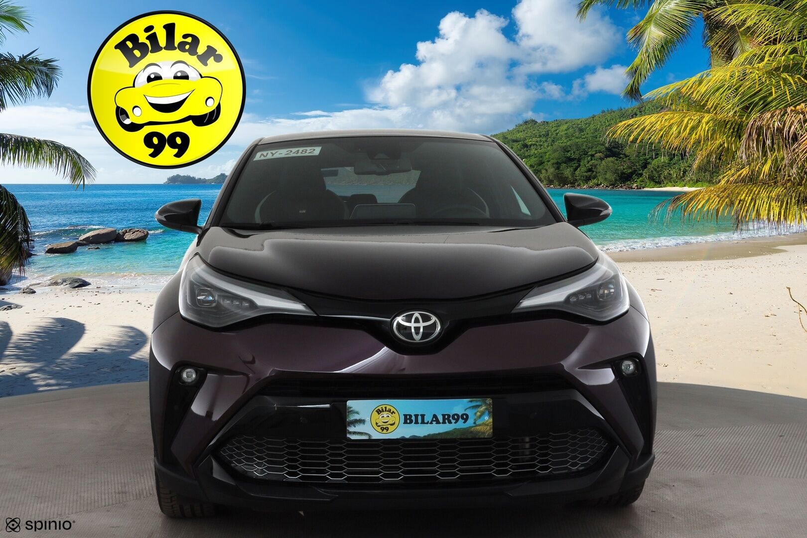 TOYOTA C-HR 2023 1.8 Hybrid GR-Sport * ACC / P.kamera / LED / Navi / Sähköpenkki / Sporttipenkit / KeylessGo * - HULLU BLACKWEEK KORKOTARJOUS 2,49%