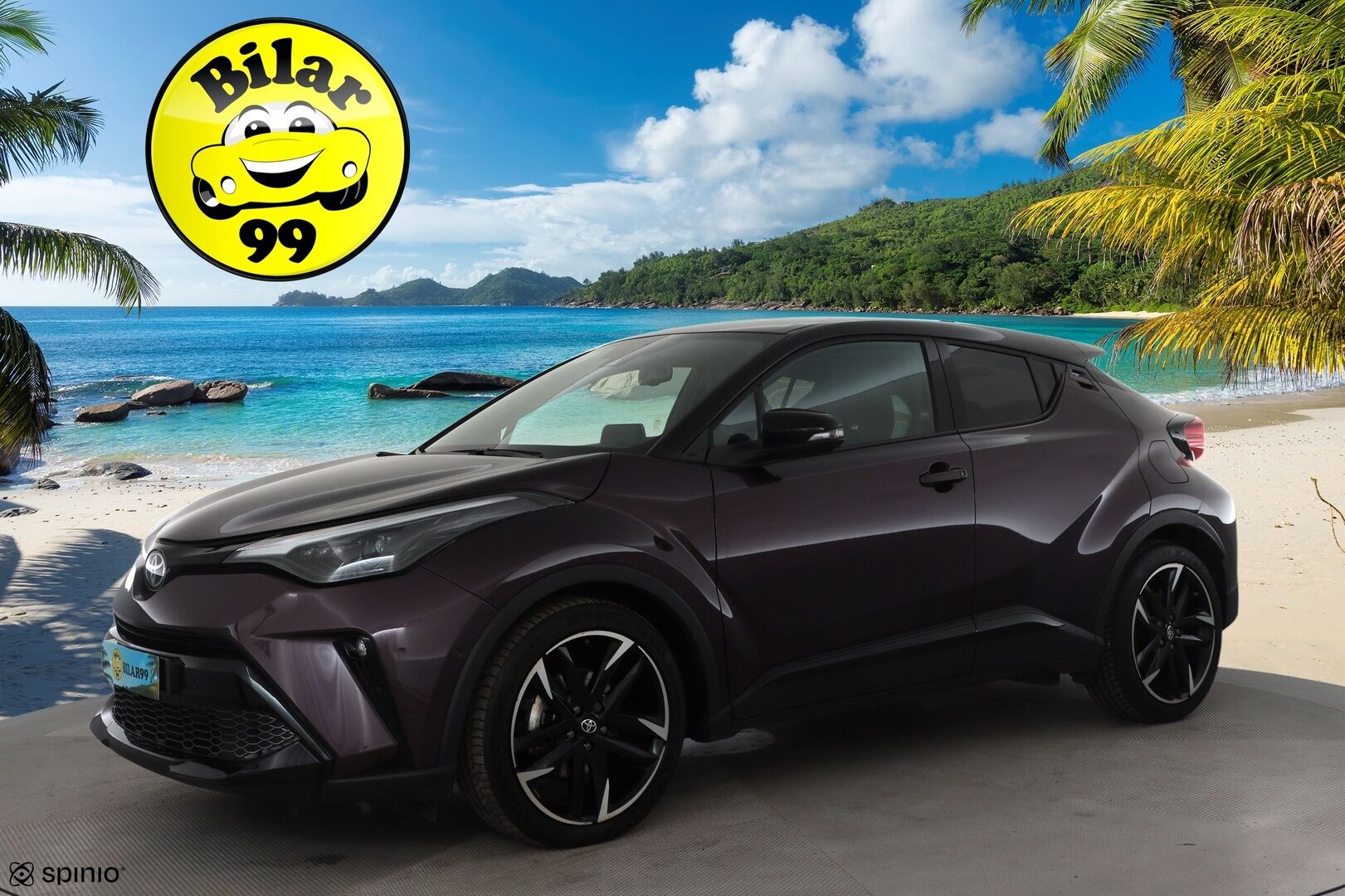 TOYOTA C-HR 2023 1.8 Hybrid GR-Sport * ACC / P.kamera / LED / Navi / Sähköpenkki / Sporttipenkit / KeylessGo *