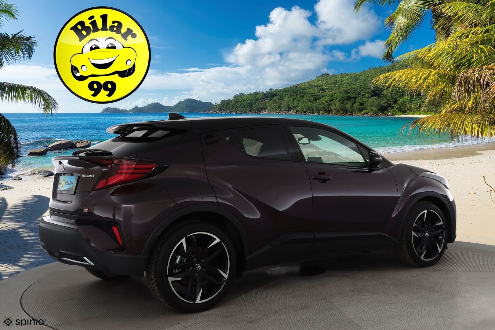 TOYOTA C-HR 2023 1.8 Hybrid GR-Sport * ACC / P.kamera / LED / Navi / Sähköpenkki / Sporttipenkit / KeylessGo * - HULLU BLACKWEEK KORKOTARJOUS 2,49%