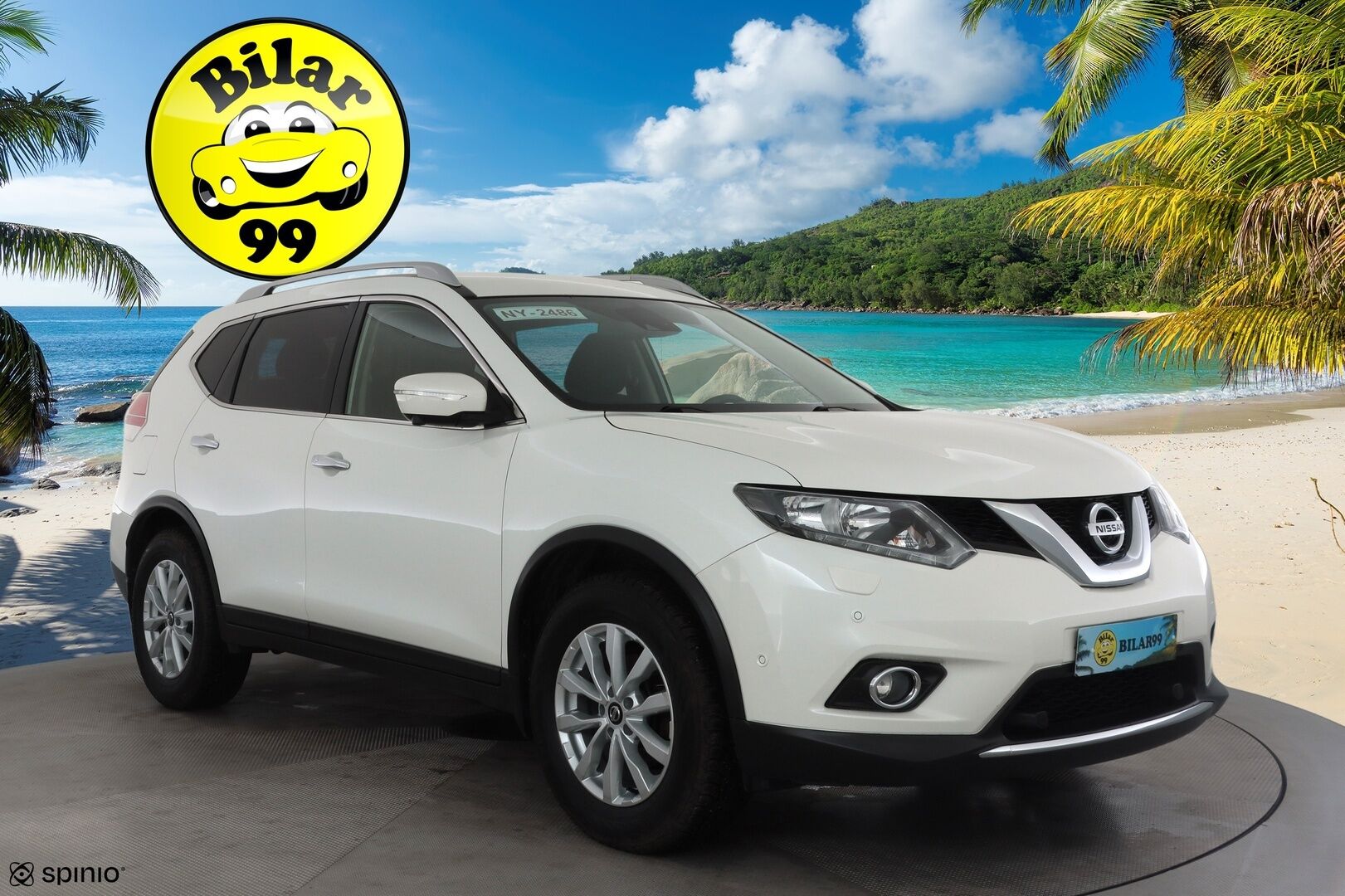 NISSAN X-TRAIL 2015 dCi 130 Acenta 4WD 6MT * Koukku / Kaistavahti / Navi / Katveavustin / Vakkari /  Bluetooth / 360° / Keyless * - Kahdet renkaat - HULLU BLACKWEEK KORKOTARJOUS 2,49%