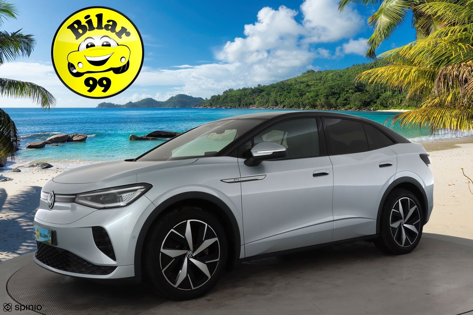 VOLKSWAGEN ID.5 2022 GTX 220kW Design Plus * ACC / Lasikatto / IQ.Light / Navi / Koukku / ILP / KeylessGo / P.tutkat * - Kahdet renkaat aluvanteilla / Merkkihuollettu - HULLUT AVAJAISHULINAT KORKOTARJOUS 3,29 %