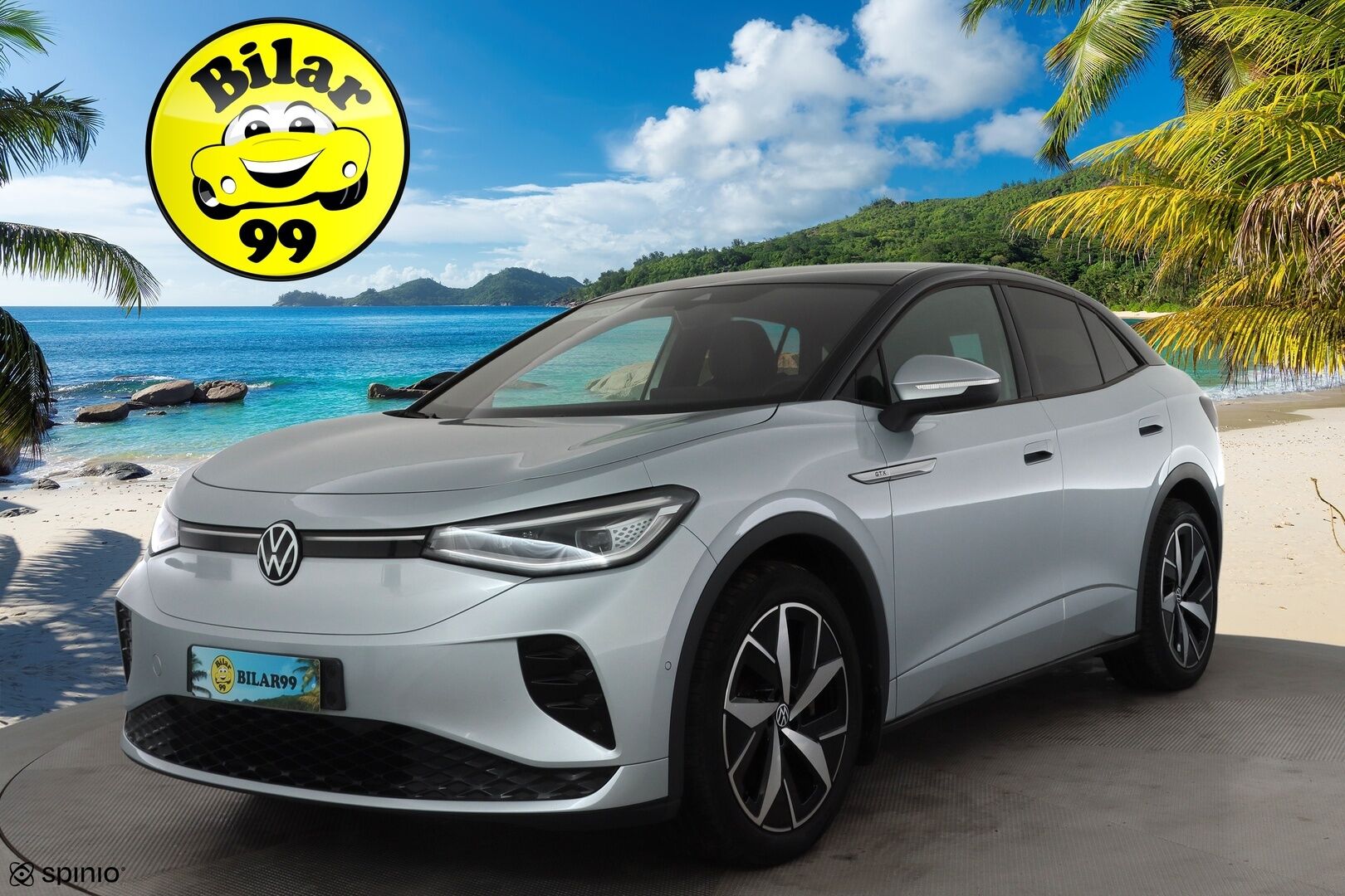 VOLKSWAGEN ID.5 2022 GTX 220kW Design Plus * ACC / Lasikatto / IQ.Light / Navi / Koukku / ILP / KeylessGo / P.tutkat * - Kahdet renkaat aluvanteilla / Merkkihuollettu