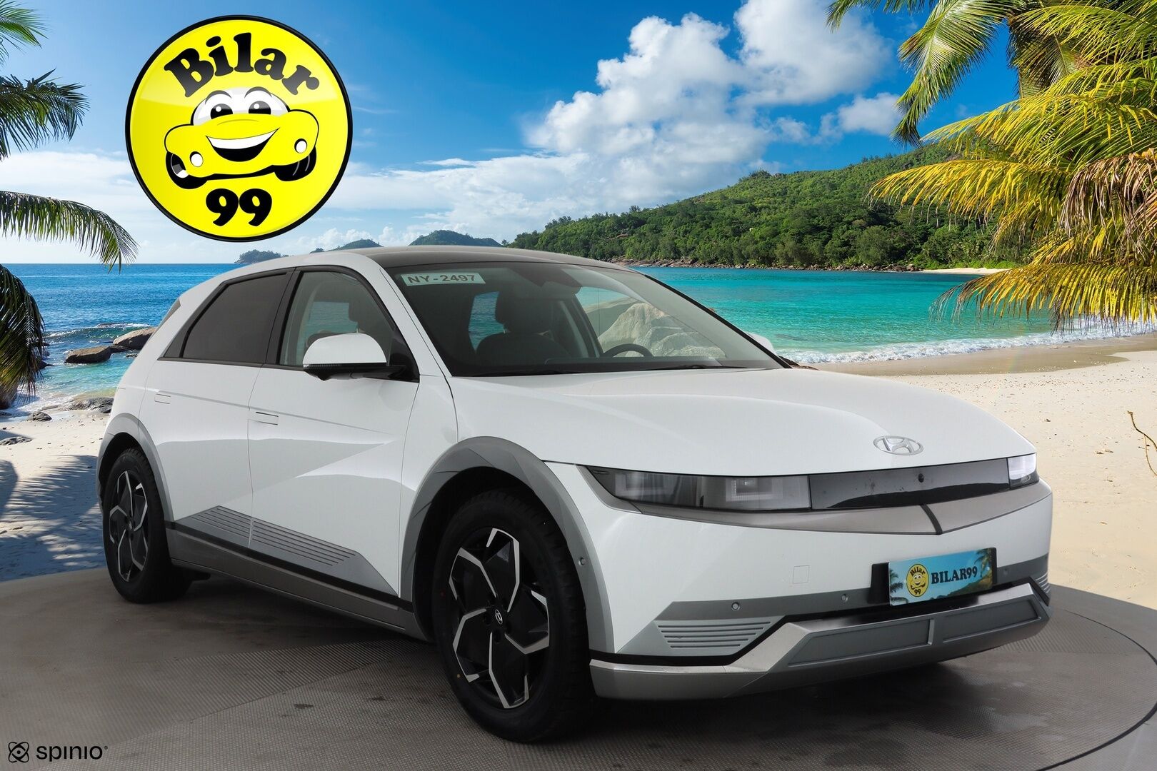 HYUNDAI IONIQ 5 2022 58 kWh 235hv AWD Uniq * ACC / HUD / Solar-katto / 360° / Bose / ILP / Ilmastoidut nahat / Muistipenkki / LED / Navi * - HULLU BLACKWEEK KORKOTARJOUS 2,49%